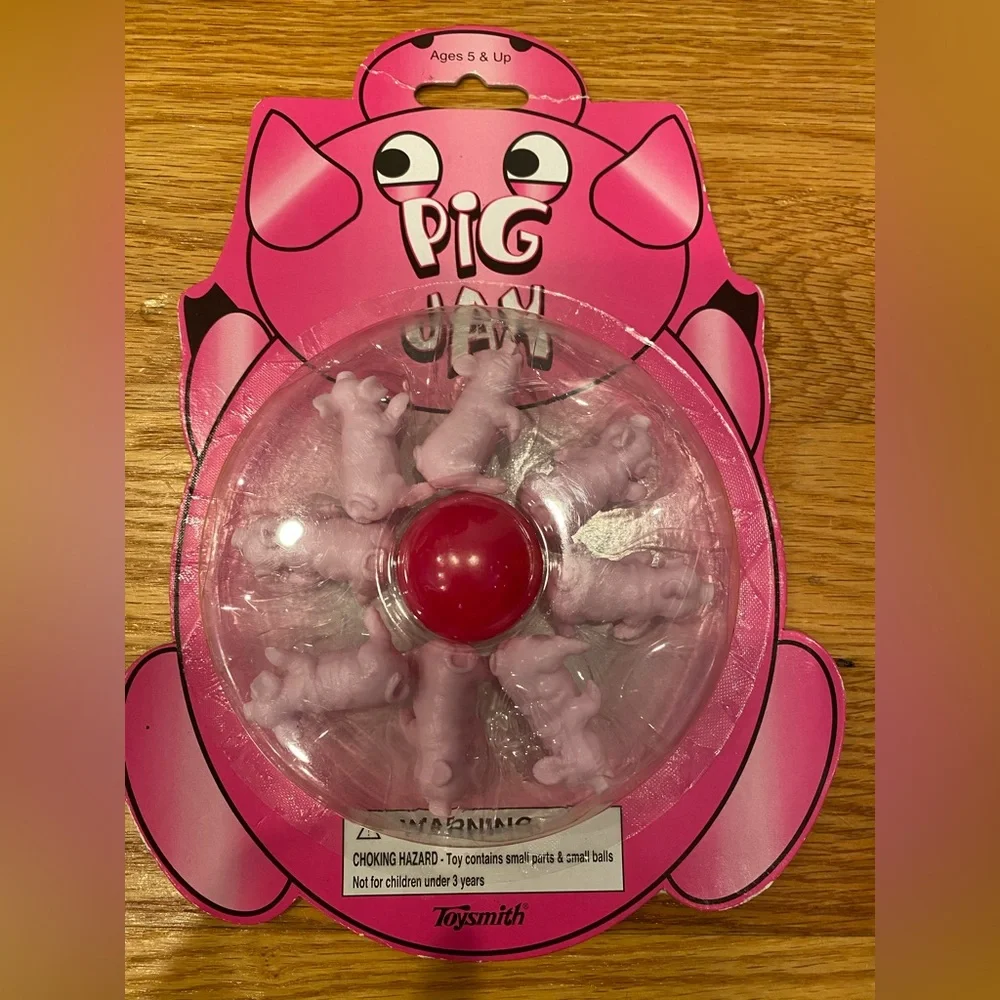 Pig Jaw Toy with Pink Pigs